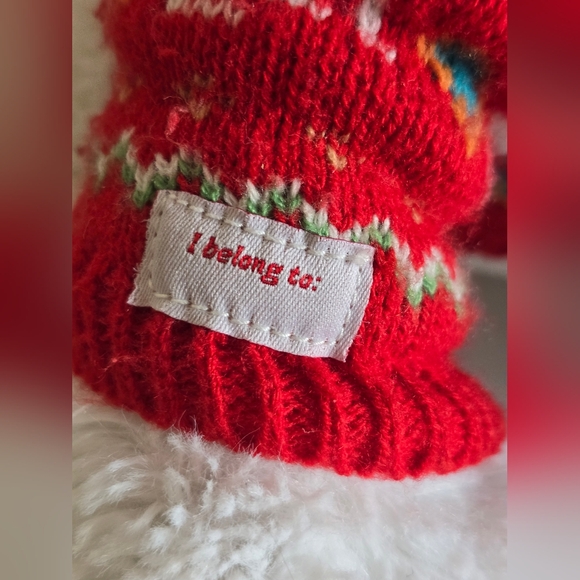 2012 Target Bullseye Plush Dog Stuffed Animal Christmas-Used, Read Details - Picture 3 of 16